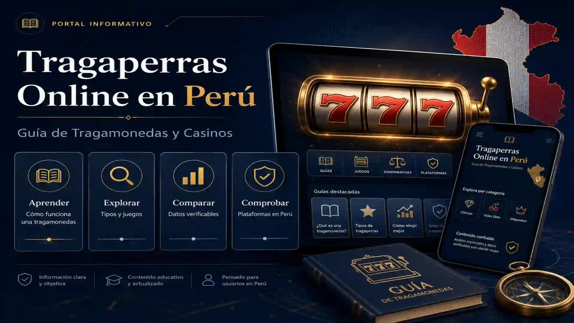 Portal de tragamonedas online con juegos, demos, proveedores y plataformas para usuarios de Per&uacute;